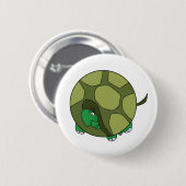 Niedlich Chubby Turtle Button (Vorne & Hinten)