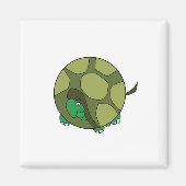 Niedlich Chubby Turtle Magnet (Vorne)