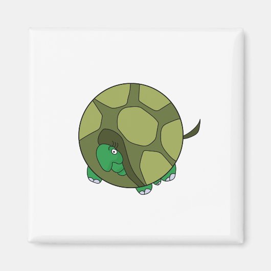 Niedlich Chubby Turtle Magnet (Vorne)