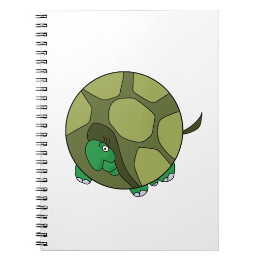 Niedlich Chubby Turtle Notizblock (Vorderseite)