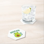 Niedlich Cinco de Mayo Avogato Avocado Cat Funny A Untersetzer (Vor Ort)