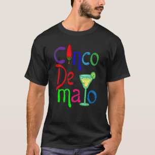 Niedlich Cinco De Mayo Vintag Margarita Mexikanisc T-Shirt