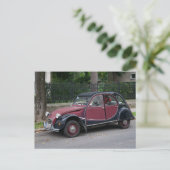 Niedlich Citroen 2CV Charleston Postkarte (Stehend Vorderseite)