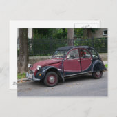 Niedlich Citroen 2CV Charleston Postkarte (Vorne/Hinten)