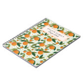 Niedlich Citrus Niedliche Personalisierte Familien Notizblock (Linke Seite)