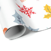 Niedlich Classic Motif Weihnachten Geschenkpapier (Rolleneckpunkt)