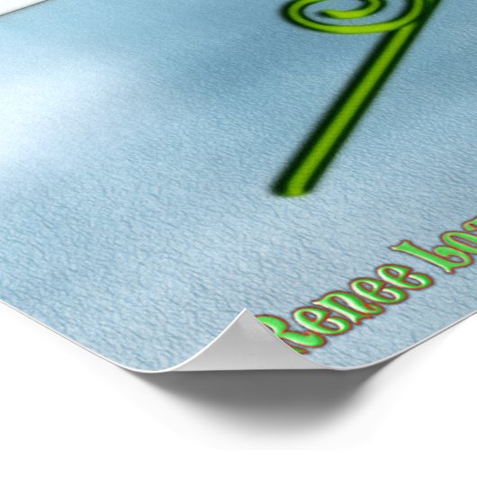 Niedlich Classic Santa Whimsey Poster (Ecke)