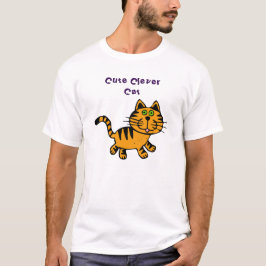 Niedlich Clever Cat T - Shirt
