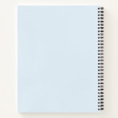 Niedlich Cloudy Sky Notebook Notizblock (Rückseite)