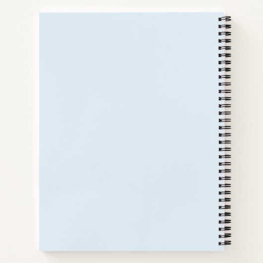 Niedlich Cloudy Sky Notebook Notizblock (Rückseite)