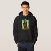 Niedlich Cockapoo Dog St Patricks Day Irish Kleebl Hoodie (Vorne ganz)