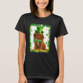 Niedlich Cockapoo Dog St Patricks Day Irish Kleebl T-Shirt (Vorderseite)