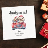 Niedlich Cockapoo Doodle Dog Hochzeitscocktail nac Serviette