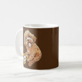 Niedlich Cockapoo Kaffeebar Funny Dog Kunst Kaffeetasse (Vorderseite Links)