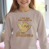 Niedlich Cockatiel Kawaii Gelber Tier Vogel I wurd Tri-Blend Shirt