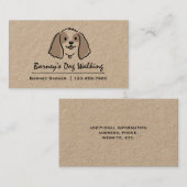 Niedlich Cocker Spaniel Dog | Sitzplatz für Hausti Visitenkarte (Vorne/Hinten)