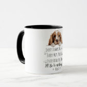 Niedlich Cocker Spaniel Hund Funny Custom Tasse (Vorderseite Links)