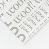 Niedlich Cocker Spaniel Hund über Weihnachten Fleecedecke (Ecke)