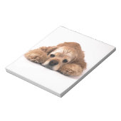Niedlich Cocker Spaniel Notizblock (Rotiert)