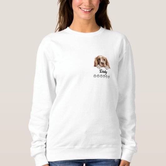 Niedlich Cocker Spaniel Personalisierter T - Shirt (Vorderseite)