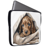 NIEDLICH COCKER SPANIEL PUPPEN IN BLANKET LAPTOPSCHUTZHÜLLE (Vorne Rechts)