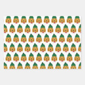 Niedlich Cocker Spanisch & Red Strip Weihnachten Geschenkpapier Set (Vorderseite)