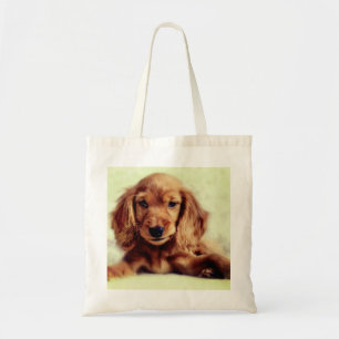 Niedlich Cocker Spanisch Welpe Dog Tote Bag Tragetasche