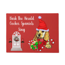 Niedlich Cocker Spanisch Welpe Weihnachten