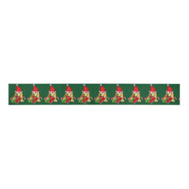 Niedlich Cocker Spanisch Welpe Weihnachten Ripsband