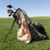 Niedlich Cocker Spanischmalerei Golfhandtuch (Gras)