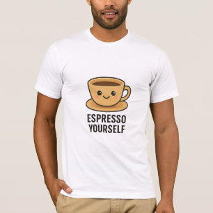 Niedlich Coffee Pub T - Shirt