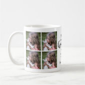 Niedlich Collage Foto Bestes Granny Ever Grandma G Kaffeetasse (Links)