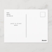 Niedlich Collage Foto Neutral Baby Birth II Ankünd Postkarte (Rückseite)