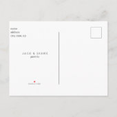 Niedlich Collage Foto Sage Baby Geburtsankündigung Ankündigungspostkarte (Rückseite)