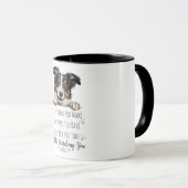 Niedlich Collie Dog Funny Custom Tasse (VorderseiteRechts)