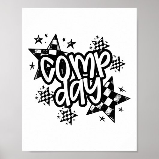 Niedlich Comp Day Cheer Comp Saison Cheerleader Co Poster (Vorne)