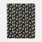Niedlich Confetti Ghost Halloween Fleecedecke (Vorderseite)