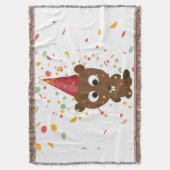 Niedlich Confetti Party Beaver Decke (Vorderseite Vertikal)