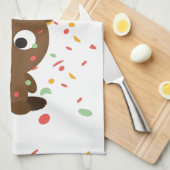 Niedlich Confetti Party Beaver Handtuch (Viertel Falte)