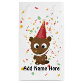 Niedlich Confetti Party Beaver Kleine Geschenktüte (Rückseite)