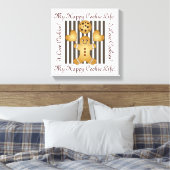 Niedlich Cookie Gingerbread Man Leinwanddruck (Insitu (Schlafzimmer))