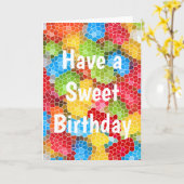 Niedlich Cool hell farbig Karte (Gelbe Blume)
