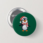 Niedlich Cooler Nice Funny Green Weihnachten Weihn Button (Vorne & Hinten)