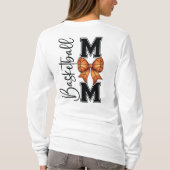 Niedlich Coquette Basketball Mama T-Shirt (Rückseite)