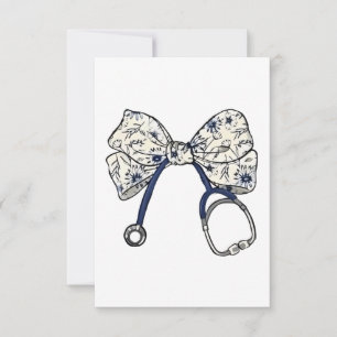 Niedlich Coquette Bow Coquette Bow Krankenpflege Einladung