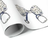 Niedlich Coquette Bow Coquette Bow Krankenpflege Geschenkpapier (Rolleneckpunkt)