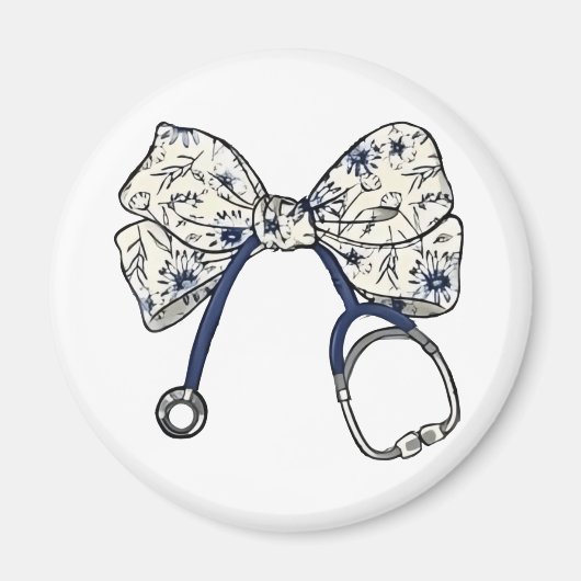 Niedlich Coquette Bow Coquette Bow Krankenpflege Magnet (Vorne)