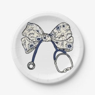 Niedlich Coquette Bow Coquette Bow Krankenpflege Pappteller