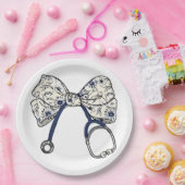 Niedlich Coquette Bow Coquette Bow Krankenpflege Pappteller (Party)