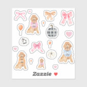 Niedlich Coquette Halloween Pumpkins Aufkleber (Blatt)